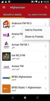 Afghanistan Radio Stations ảnh chụp màn hình 1