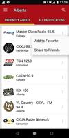 Alberta Radio Stations ảnh chụp màn hình 1