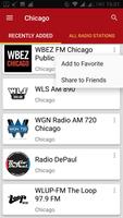 Chicago Radio Stations الملصق