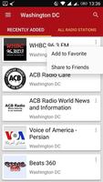 Washington DC Radio Stations 스크린샷 1