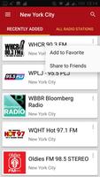 New York City Radio Stations تصوير الشاشة 1