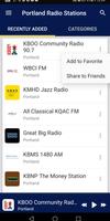 Portland Radio Stations ảnh chụp màn hình 1