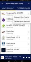 Ivory Coast Radio Stations ảnh chụp màn hình 1