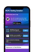MCPEHosting - Server Donations capture d'écran 1