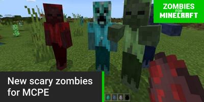 Zombie mods for minecraft पोस्टर