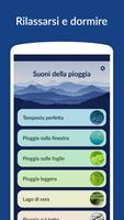 Poster Suoni di pioggia: sonno, relax