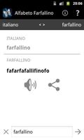 Alfabeto Farfallino Plakat