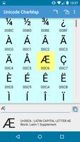 Unicode CharMap – Lite اسکرین شاٹ 2