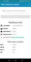 Mac Address Lookup الملصق