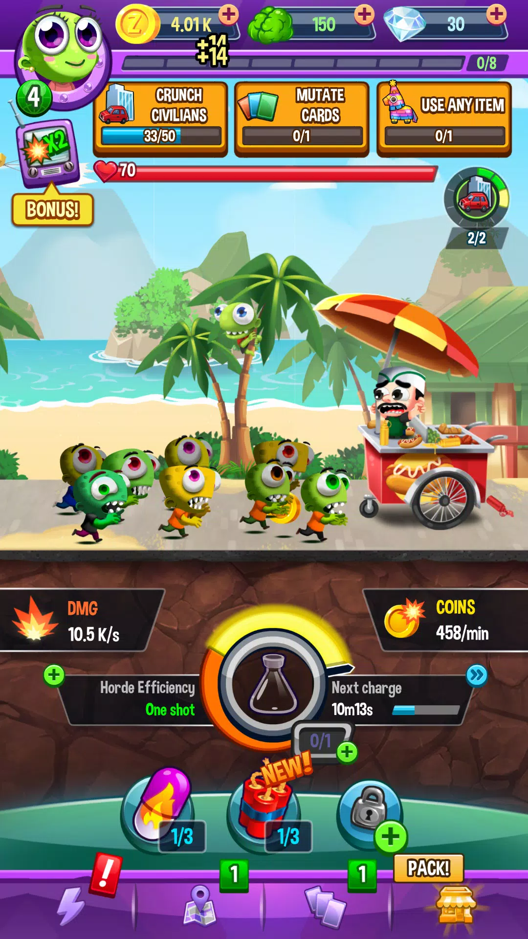 Mobigame's Zombie Tsunami - What's in your head?