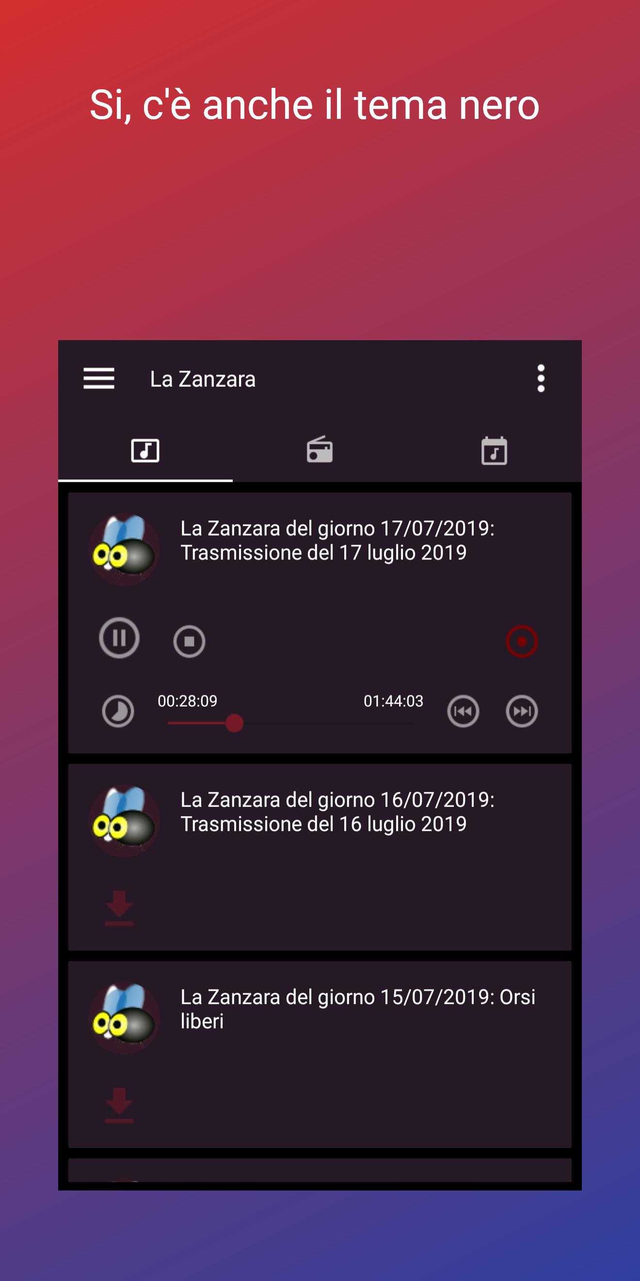 scaricare le puntate della zanzara