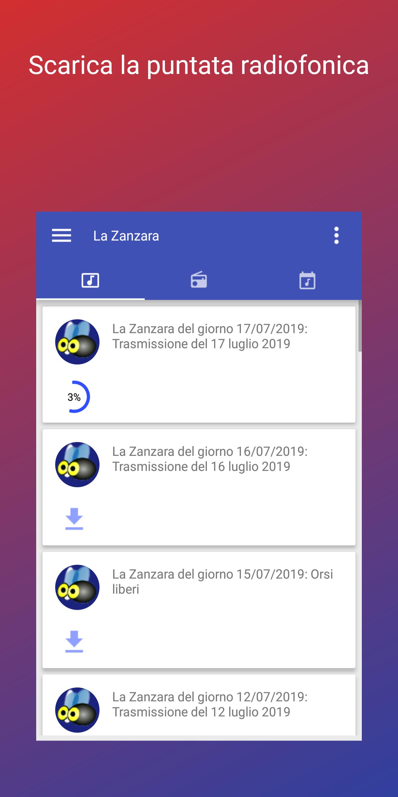 scaricare le puntate della zanzara