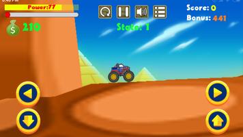 Monster Truck - Blaze racing الملصق