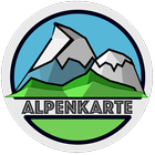 ALPS mountain map icon