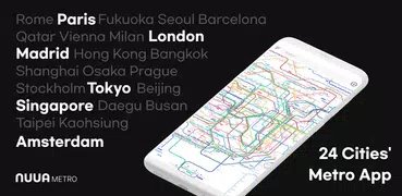 NUUA METRO- Offline Subway Map
