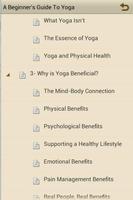 Beginner’s Guide To Yoga-EBOOK स्क्रीनशॉट 1