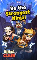 Ninja Clash - Random Merge, grow ninja PVP Defense poster