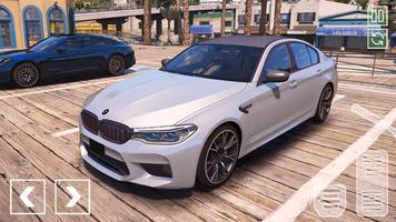 BMW M5 Pro Car Driving Sim Affiche