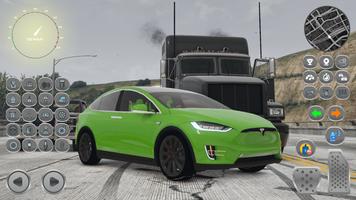 Racing Tesla Model X Simulator تصوير الشاشة 3