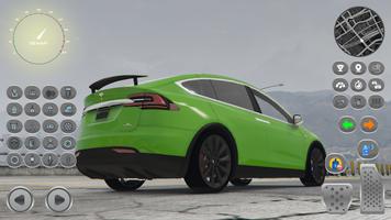 Racing Tesla Model X Simulator تصوير الشاشة 2