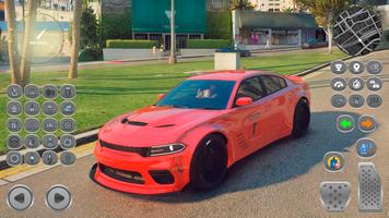 Dodge Charger SRT Traffic Race الملصق