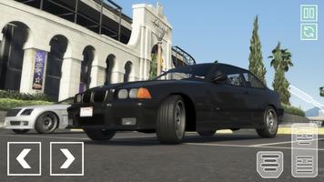 E36: Black Car Drift Extreme capture d'écran 3