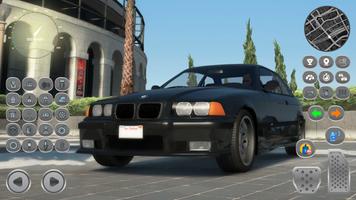 E36: Black Car Drift Extreme الملصق