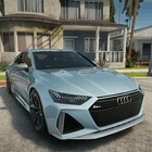 RS7 Driving Audi Simulator Zeichen