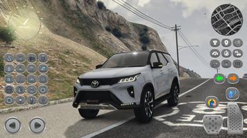 Toyota Fortuner SUV City Rides الملصق
