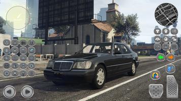 W140 Mercedes: Crime City War الملصق