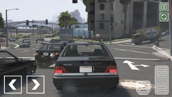 W140 Mercedes: Crime City War اسکرین شاٹ 2