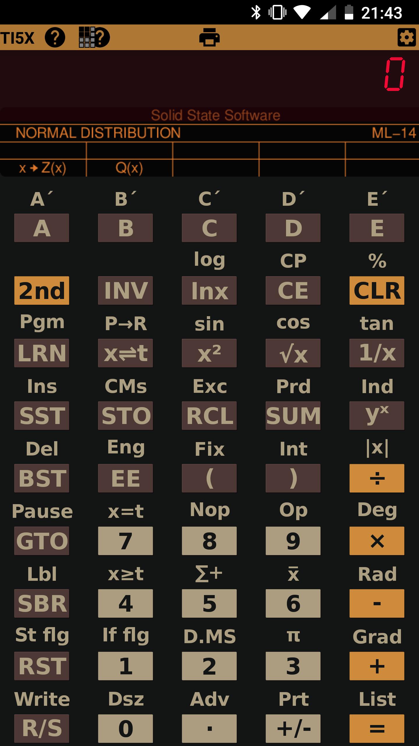 Emulator for TI59 Calculator APK per Android Download