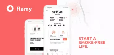 Quit smoking tracker - Flamy