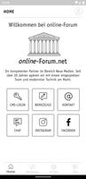 online-Forum Poster