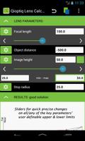 Qioptiq Lens Calculator Screenshot 2