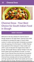 Chennai Dosa Indian Takeaway in Slough capture d'écran 1