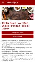 Saxilby Spice Restaurant & Takeaway in Lincoln Affiche