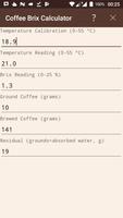Coffee Brix Calculator capture d'écran 3