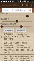Nueva Audio Biblia RVA اسکرین شاٹ 2