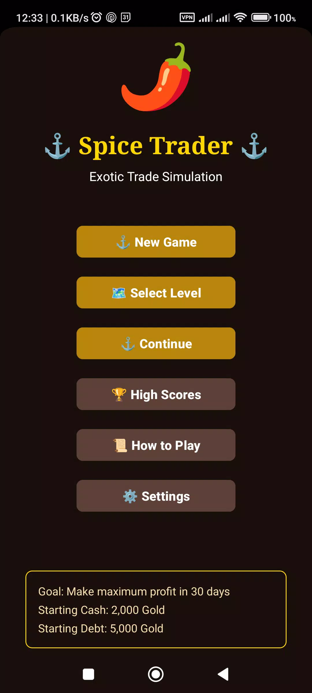 Spice Trader – The Game