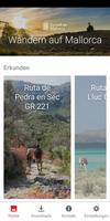 Wandern auf Mallorca Plakat