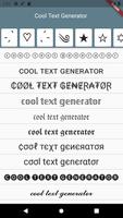 Cool Text Generator الملصق