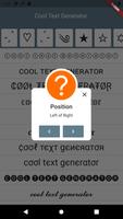 Cool Text Generator capture d'écran 1