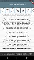 Cool Text Generator capture d'écran 3
