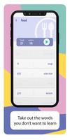 Podo Words: Learn Korean words captura de pantalla 1