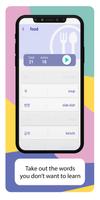 Podo Words: Learn Korean words capture d'écran 1