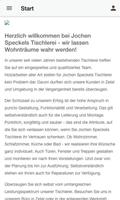 Jochen Speckels Tischlerei تصوير الشاشة 1