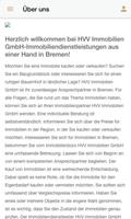 HVV Immobilien GmbH syot layar 1