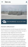 SCHURIG Baugeschäft GmbH capture d'écran 1