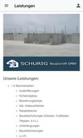 SCHURIG Baugeschäft GmbH capture d'écran 2